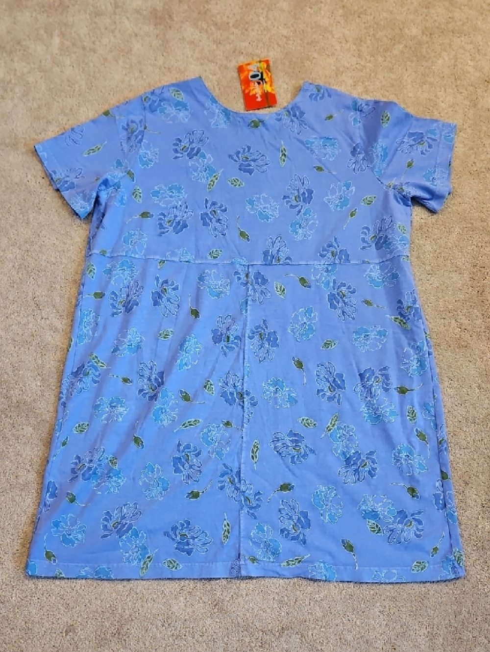 fresh produce Purple/Blue Floral Dress - Picture 10 of 11